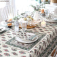 Nomad Winter Holiday Block Print Placemats, Set of 4