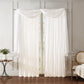 Athena Faux Crushed Silk Window Curtain and Scarf Set