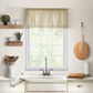 Cameron Linen Rod Pocket Kitchen Tier and Valance Collection