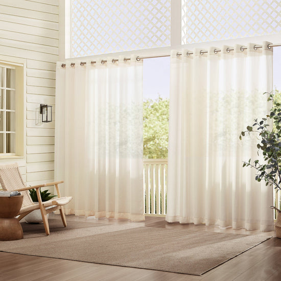 Carmen Sheer Extra-Wide Indoor/Outdoor Curtain Collection – Elrene Home ...