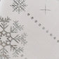 Foil Wonderland Snowflake Holiday Fabric Napkins, Set of 4