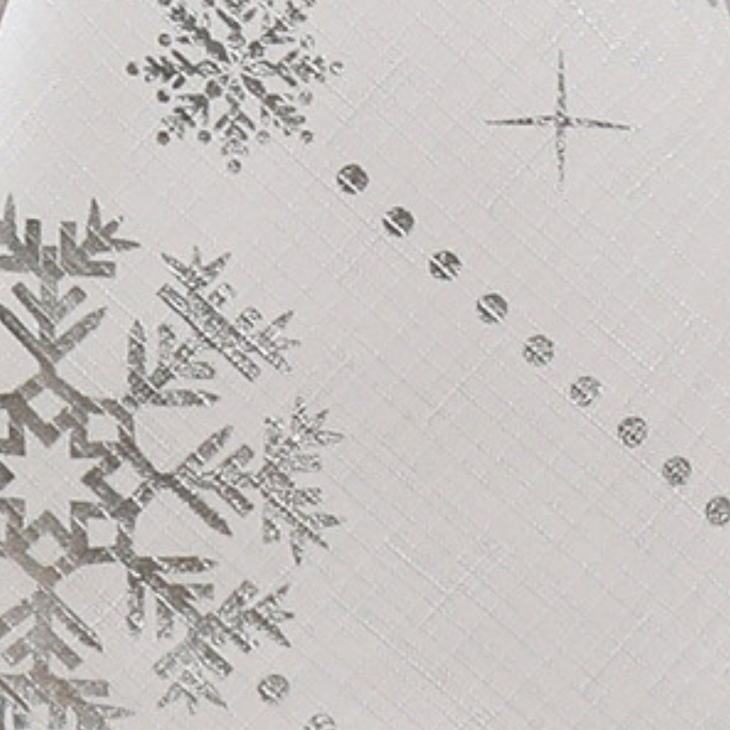 Foil Wonderland Snowflake Holiday Fabric Napkins, Set of 4