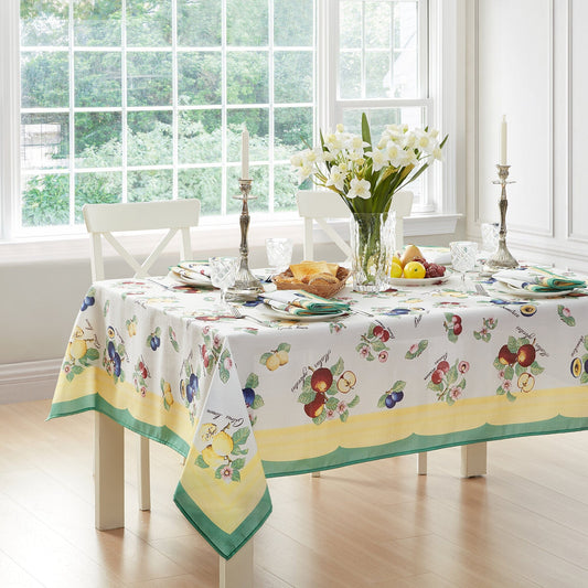 Villeroy & Boch French Garden Fleurence Stain and Water Resistant Tablecloth