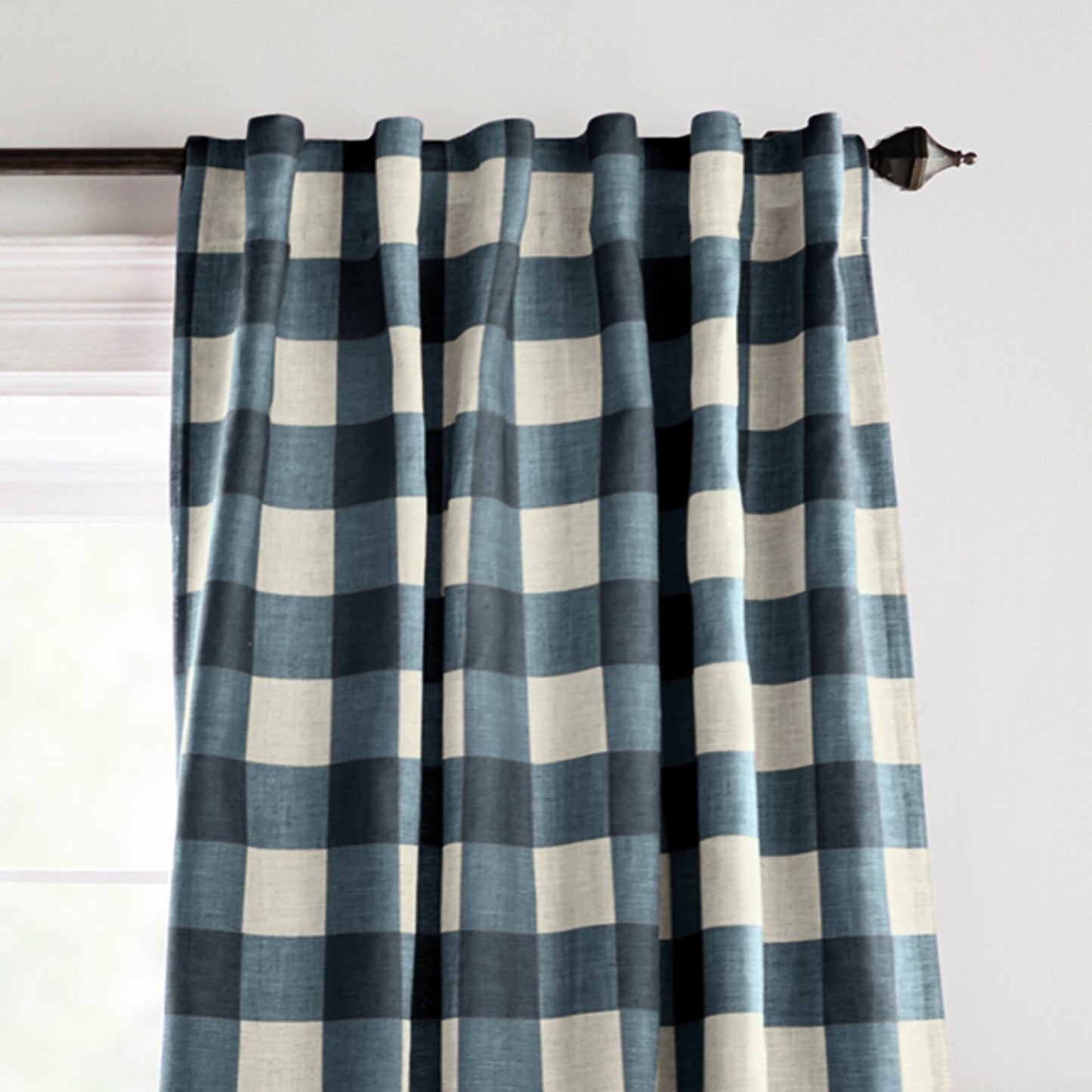 Grainger Buffalo Check Blackout Window Curtain