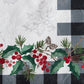 Holly Farmhouse Charm Holiday Fabric Tablecloth