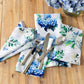 Hydrangea Bloom Floral Dinner Napkins, Set of 4