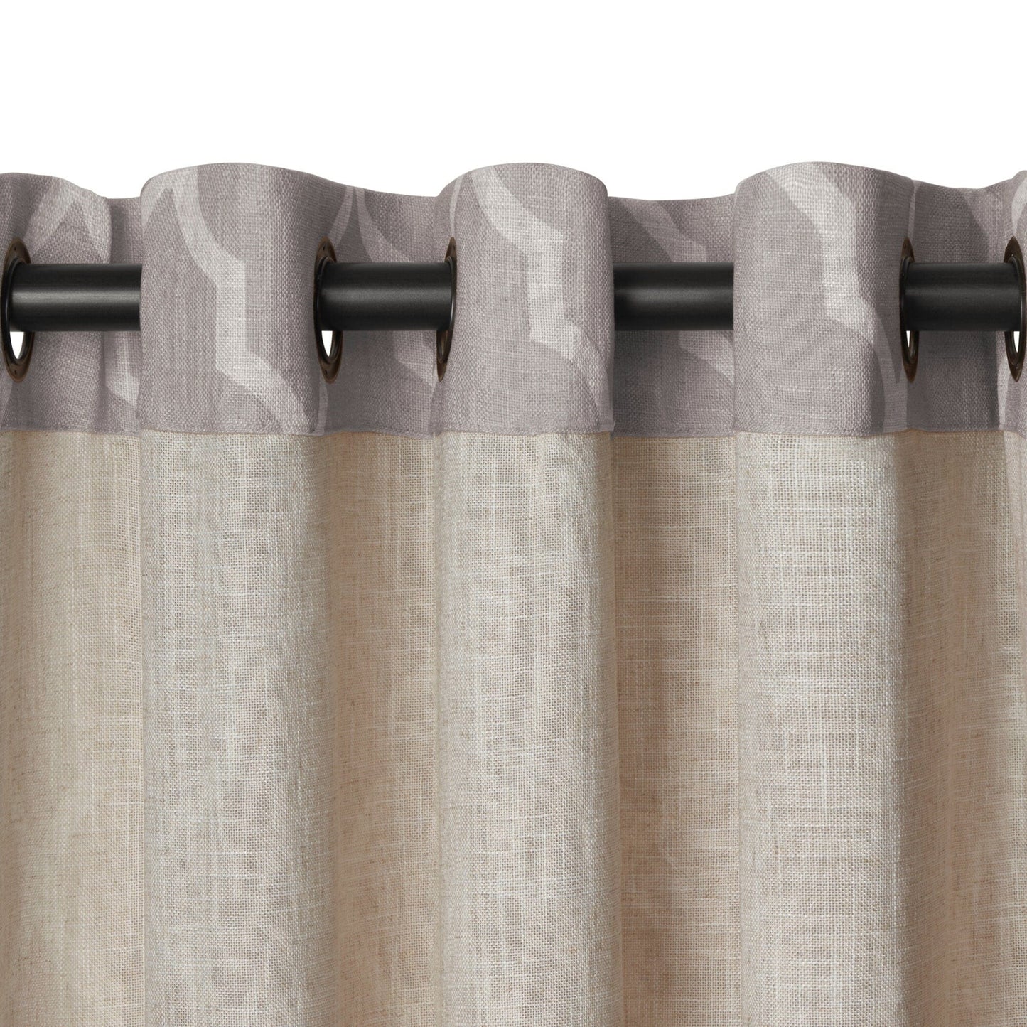 Medalia Room Darkening Geometric Window Curtain - Clearance