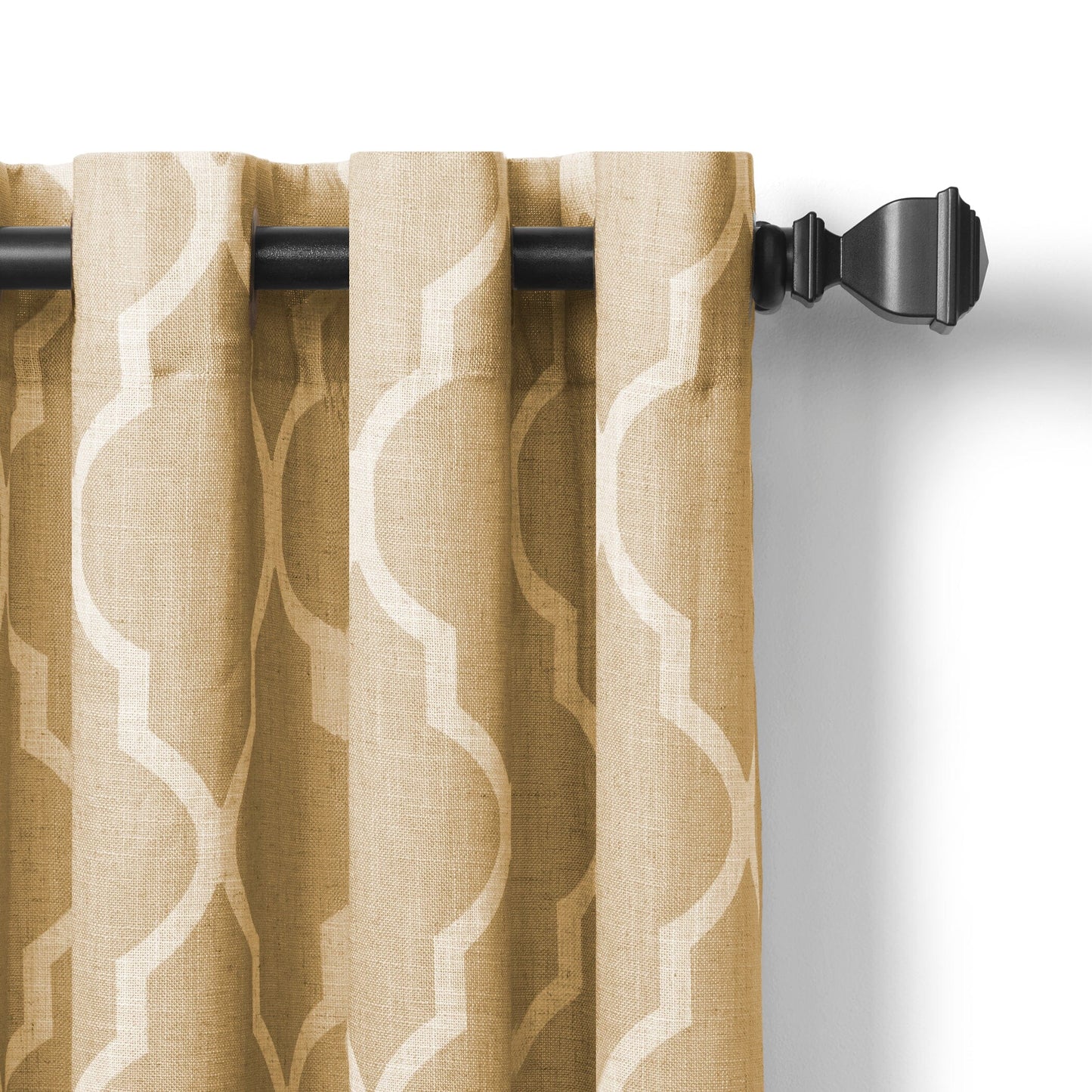 Medalia Room Darkening Geometric Window Curtain - Clearance