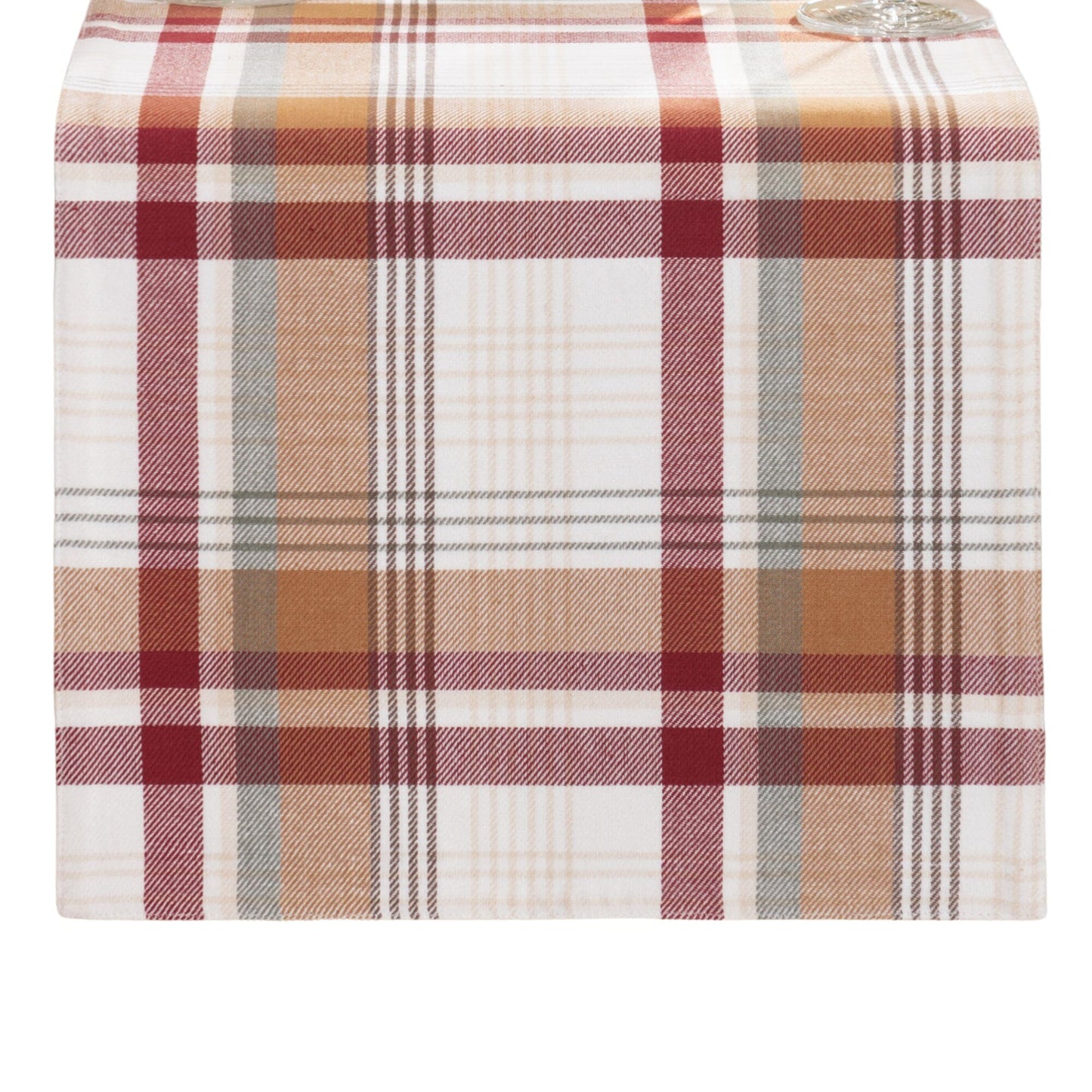 Seneca Plaid Winter Holiday Cotton Table Runner