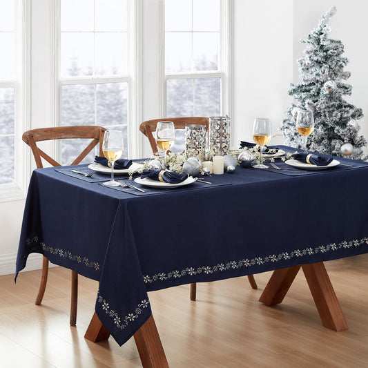 Snowflake Laser Cut Tablecloth