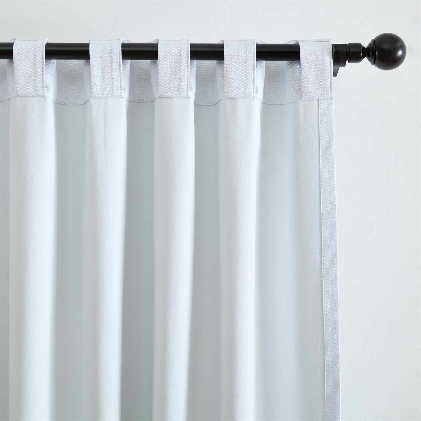 Solace Max-Blackout Solid Texture Window Curtain Panel