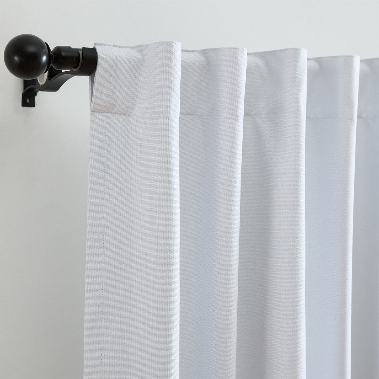 Solace Max-Blackout Solid Texture Window Curtain Panel