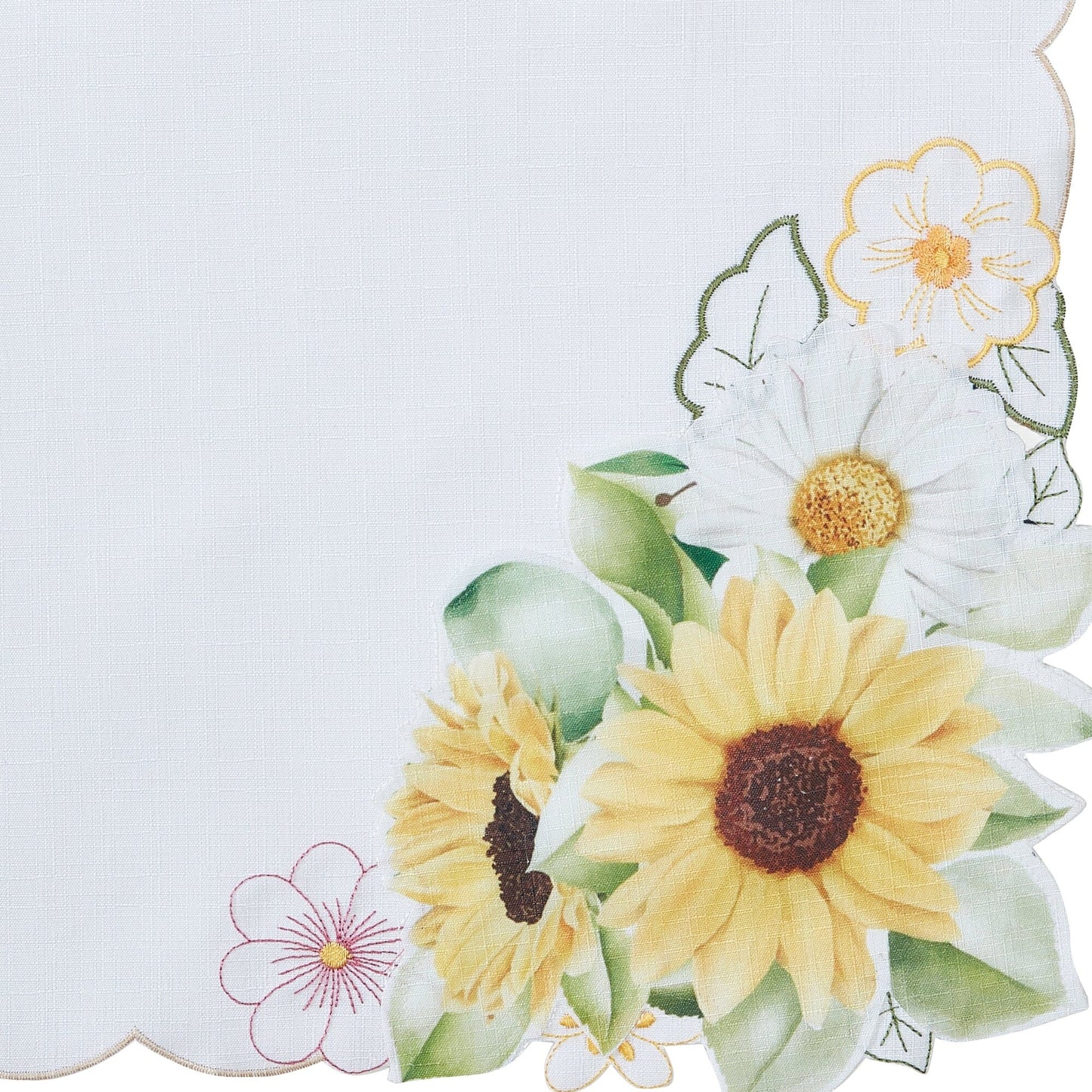 Sunflower and Daisies Placemats, Set of 4