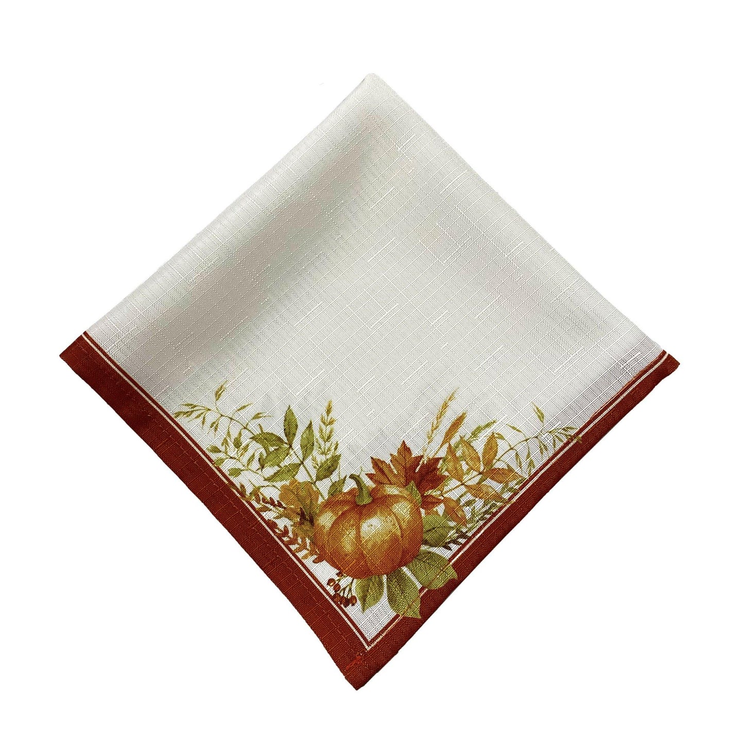 Autumn Pumpkin Grove Fall Napkin, Set of 4-Elrene Home Fashions