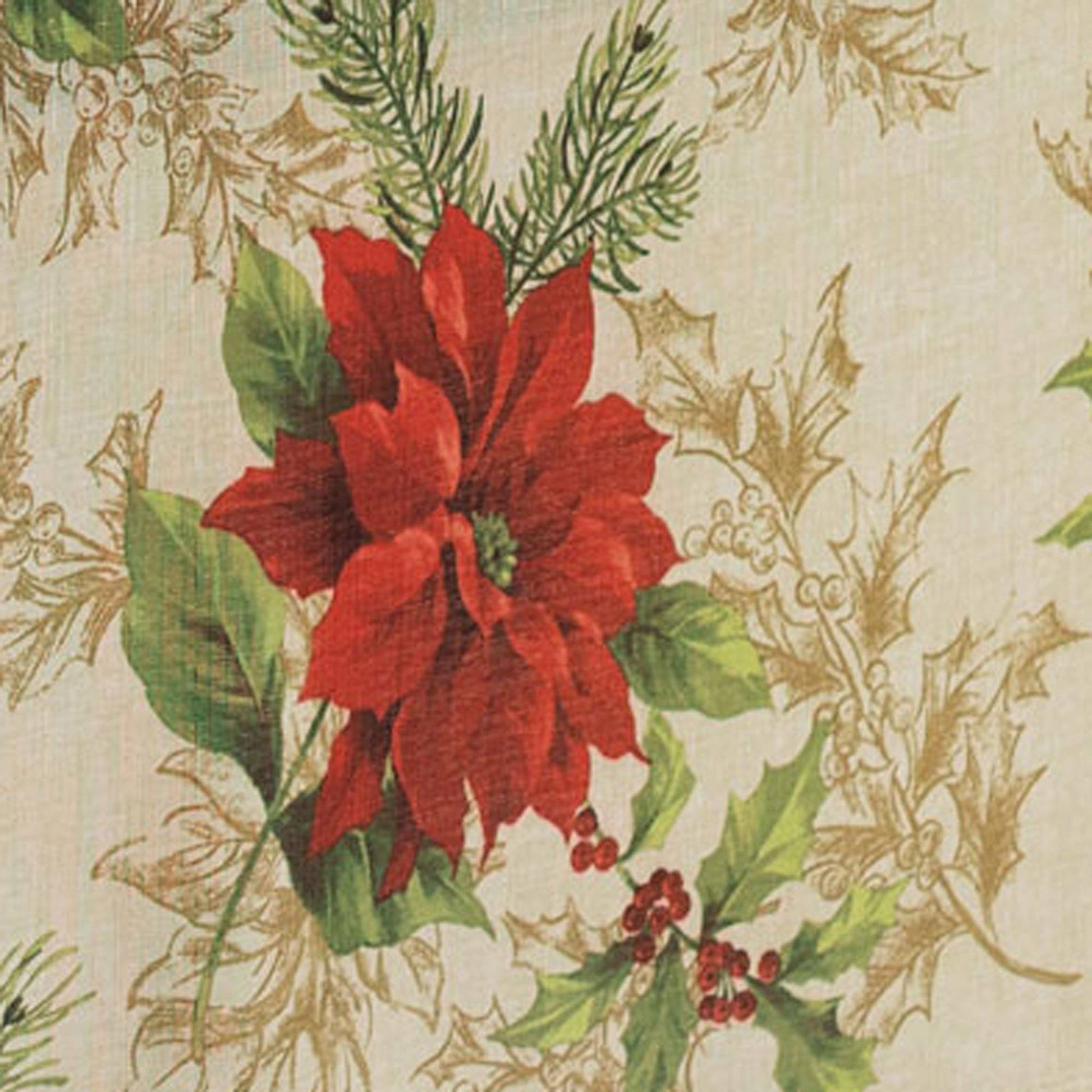 Elrene Elegance Plaid Napkins - Set of 4 Poinsettia Red