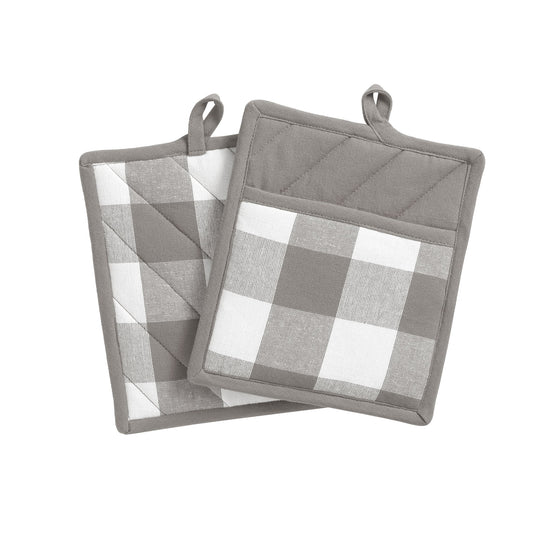 Farmhouse Living Buffalo Check Pot Holder Pair