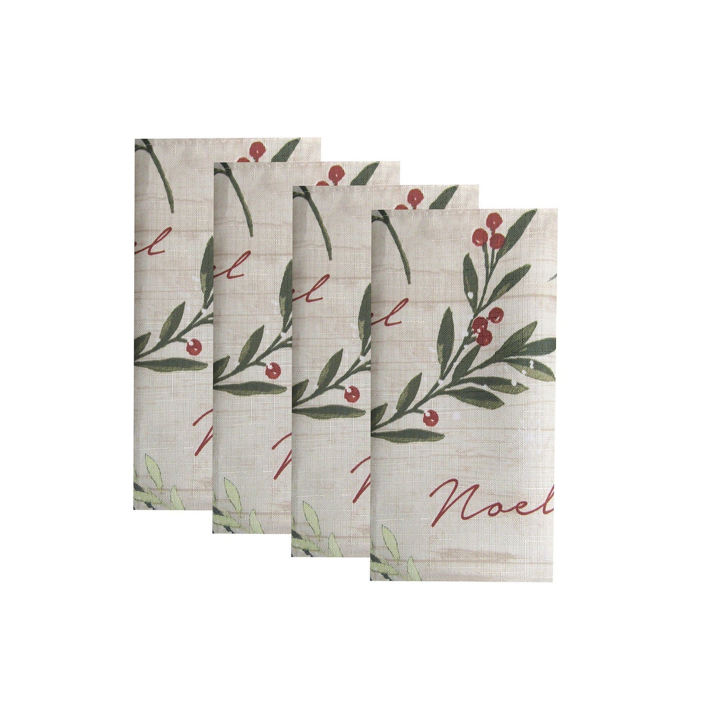 Holiday Tree Trimmings Napkins, Set of 4