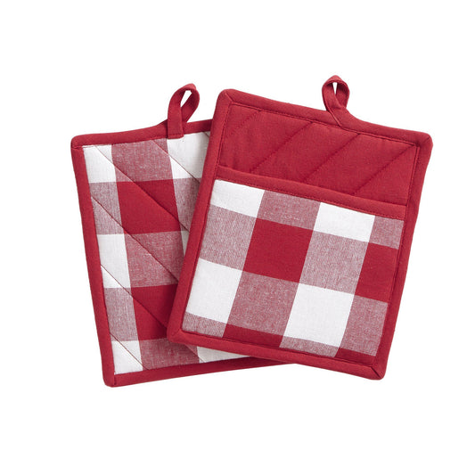 Farmhouse Living Buffalo Check Pot Holder Pair